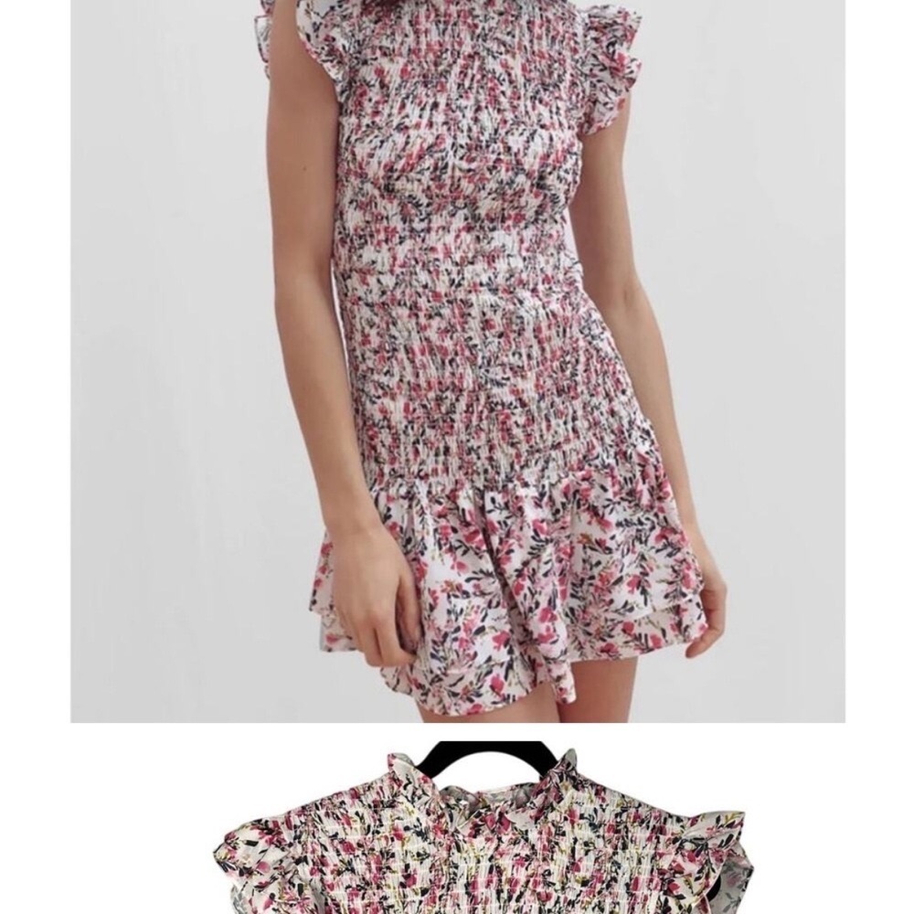 French Connection Summer White Smock Dress